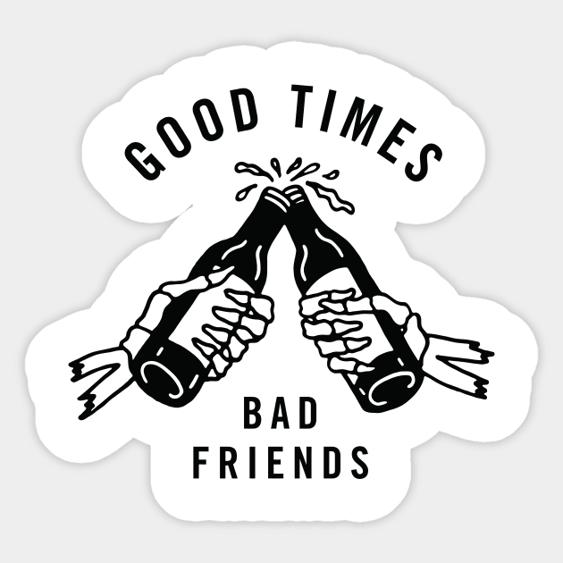 good times bad friend Sticker by CloudyStars